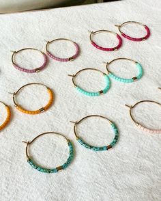 Handmade to order. Super colorful hoops, perfect for summer! Very light weight, gold plated hoops. Made with very high quality Japanese beads. Size: 3/4 inch hoops. 🌎 Packaging 🌎 To be environmentally responsible about packaging we will package orders together in the same box. If certain items in your order are intended as gifts and you'd like individual boxes, please leave a note during checkout. To view more items from this shop, click the link below:  https://www.etsy.com/shop/OceanBreakup Beaded Earrings Native American, Package Orders, Little Hoop Earrings, Earrings Native American, Beaded Earrings Native, Japanese Beads, Earrings Colorful, Beaded Hoops, Earrings Minimalist