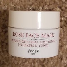 New Without Box, Never Used. Fresh Rose Face Mask, Rose Face Mask, Rose Face, Fresh Makeup, Colorful Makeup, Womens Makeup, Face Mask, Mask, Makeup