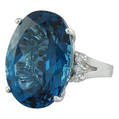 Stamped: 14K Total Ring Weight: 6.2 Grams Topaz Weight 25.00 Carat (20.00x15.00 Millimeters)Diamond Weight: 0.30 carat (F-G Color, VS2-SI1 Clarity )Face Measures: 20.00x20.90 Millimeter SKU: [600498] Oval Diamond Gemstones For Formal Occasions, Formal Oval Diamond Gemstones, Luxury Diamond Cut Gemstones For Formal Occasions, Oval Center Stone Gemstones For Formal Occasions, Luxury Blue Topaz Diamond Ring For Formal Occasions, Formal Cushion Cut Gemstones With Accent Stones, Cushion Cut Gemstones With Accent Stones For Formal Occasions, Luxury Formal Blue Topaz Diamond Ring, Oval Diamond-cut Gemstones For Formal Occasions