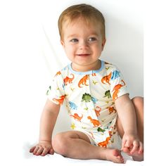 Powder Blue Jurassic Crew Short Two-Way Zippy Romper (0-3T) Butterfly Tea Party, Easter Pajamas, Baby Essentials Newborn, Butterfly Tea, Rainbow Butterflies, Newborn Gown, Halloween Pajamas, Mens Pajamas Set, Twin Blanket