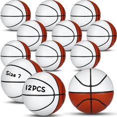 PRICES MAY VARY. Reliable Leather Material: made of reliable synthetic leather material, blank regulation size basketball is easy to write and DIY; After you receive the product, the internal air of the ball may not be sufficient; You need to be additional inflation is required to obtain the nice performance Ample Package: the package includes 3 pieces of blank autograph basketballs, suitable for sharing and meeting usage needs, which are ideal customized gifts for many basketball fans and coaches 2 Color Panels for Imagination: with 4 white and 4 brown large panels, you have enough space for imagination; Half the autograph basketball is white laminated synthetic leather, easy to collect even more signatures, the other half is brown synthetic leather, which can bring you a true basketball Basketball Team Gift Ideas, Senior Night Basketball Decorations, Basketball Senior Night Gifts, Basketball Trophy, 23rd Wedding Anniversary, Basketball Trophies, Customized Basketball, Basketball Team Gifts, Basketball Senior Night