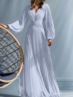 Jumpsuits Womens Fashion, Mother Of Groom Dresses, Groom Dresses, Ruched Sleeve, Modest Fashion Outfits, Groom Dress, Bride Dresses, Mother Of The Groom, Couture Dresses