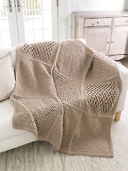 ANNIE'S SIGNATURE DESIGNS: Gansey Block Afghan Crochet Pattern