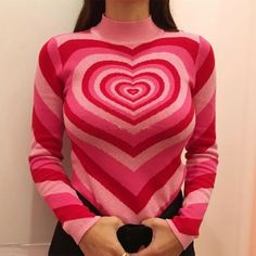 Harajuku Kawaii Fashion Y2K Heart Knit Sweater PRODUCT DETAILSSIZE INFOOne Size - Bust 92cm/36.2", Shoulder 40cm/15.7" NOTE: DUE TO VERY HIGH DEMAND, PLEASE ALLOW 12-20 DAYS FOR DELIVERY TO THE US, AND 20-45 DAYS TO THE REST OF THE WORLD. Y2k Fitted Crew Neck Sweater, Fitted Crew Neck Y2k Sweater, Fitted Y2k Crew Neck Sweater, Fitted Crew Neck Sweater Y2k Style, Y2k Knitted Long Sleeve Sweater, Y2k Style Knitted Long Sleeve Sweater, Y2k Long Sleeve Knitted Sweater, Fitted Long Sleeve Y2k Sweater, Fitted Crew Neck Acrylic Top