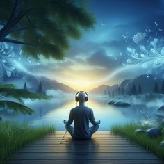 Calm and inviting meditation space with relaxing music playing, perfect for enhancing mindfulness and reducing stress. Relaxation Music, Music Collection, Deep Relaxation, Deep Meaning, Soothing Sounds, Mindfulness Practice, Busy Day, Meditation Yoga, Relaxing Music