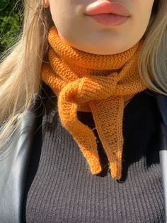 Orange Sophie Scarf, Elegant Neck Scarf Stylish and Versatile Accessory, Small Neck Scarf, Knitted Scarf, Soft Scarf, Wool Scarf - Etsy Handmade Wool Scarves For Fall, Handmade Alpaca Scarves For Fall, Hand-knitted Loop Scarf For Fall, Hand Knitted Loop Scarf For Fall, Hand Knitted Loop Scarves For Fall, Hand Knitted Alpaca Scarves, One Size Alpaca Scarves For Fall, Hand Knitted Alpaca Shawl Scarves, Handmade One-size Scarves For Fall