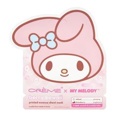 The Creme Shop My Melody Berry Kawaii Printed Essence Sheet Mask 3pk – ikatehouse Sheet Mask Set, The Crème Shop, The Creme Shop, Face Mask Cute, Creme Shop, Cute Face Masks, Hello Kitty Makeup, Daucus Carota, So Kawaii