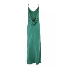 A Rat & Boa remix of a classic maxi slip dress, the Ophelia in green satin has a cowl neck and perfectly sophisticated cowl back adorned with a detachable chain detailing that elevates her to true perfection. The perfect dress to see you through party season, style with heels, hoops and a stand-out clutch. Cowl front One shoulder self tie Ophelia Dress, Danielle Guizio, A Rat, Maxi Slip Dress, Dress 16, Green Satin, Unique Dresses, Bride Bridal, Luxury Vintage