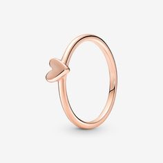 Freehand Heart Ring | Rose gold plated | Pandora US Anello Pandora, Pandora Stackable Rings, Rose Gold Stackable Rings, Pandora Rose, More Is More, Rose Gold Accents, Rose Gold Heart