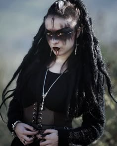 Nordic Witch, Enchantress Costume, Voodoo Makeup, Priestess Costume, Dark Sorcerer, 2024 Makeup