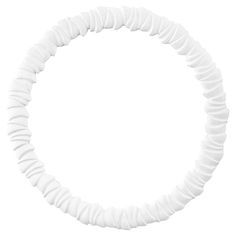 a white circular object on a white background