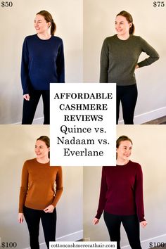 Styling Cashmere Sweater, Cashmere Hoodie Outfit, Womens Cashmere Sweater, Grad School Outfit, Cashmere Sweater Outfit, Crew Neck Sweater Outfit, Things To Do In Idaho, Casual Office Outfits, Workwear Capsule Wardrobe