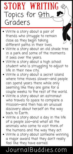 the story writing guide for 5th grade students