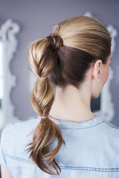 Easy!! Trendy We Fryzurach, Cute Ponytail Hairstyles, Cute Ponytails, Second Day Hairstyles, A Ponytail, Hair And Beauty, Long Hairstyles