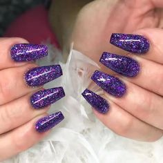 30 Cute Purple Nail Ideas - Moonlight Nails, Galaxy Nail Designs, Purple Nail Design, Nailart French, Light Purple Nails, January Nail Designs