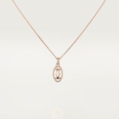 Cartier Logo, Necklace Woman, Logo Necklace, Cartier Necklace, Necklace Rose Gold, Necklace Rose, Necklace Necklace, Rose Gold Necklace, Brilliant Cut Diamond