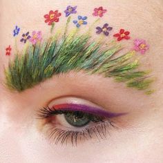 Editorial Make-up, Fantasy Make-up, Mekap Mata, Flower Makeup, Avant Garde Makeup, Creative Eye Makeup, Creative Makeup Looks, Trendy Makeup, Eye Makeup Art