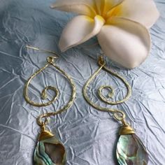 Hawaiian Inspired Earringsabalone Paua Shell | Etsy Artisan Handmade Dangle Chandelier Earrings, Handmade Artisan Dangle Chandelier Earrings, Handmade Elegant Adjustable Chandelier Earrings, Handmade Adjustable Elegant Chandelier Earrings, Handmade Bohemian Long Drop Earrings, Handmade Artisan Chandelier Drop Earrings, Handmade Bohemian Long Drop Chandelier Earrings, Handmade Long Drop Earrings, Unique Handmade Long Drop Chandelier Earrings