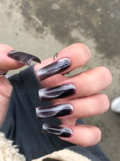 новый маникюр Dark Nails Square, Dark Nails, Manicure Ideas, New Year's Nails, Autumn Nails, Heart Nails, Dope Nails, Valentine's Day Nails