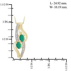 14K Gold-Plated Emerald Gemstone White Diamond Hoop Earrings 18" Chain Pendant Available in size 6-7-8 only Includes pair of earrings- ring and pendant While there is always an open invitation to adorn yourself in sparkling jewelry, choosing pieces that tell a story is an added bonus. That's why you'll love the genuine gemstone and diamond ring, necklace, or earrings in this collection. Each of these style options offers an opportunity to show off your personality. Go for the striking earrings t Fine Jewelry With Diamond Accents For May Birthstone, May Birthstone Jewelry With Diamond Accents For Anniversary, Yellow Gold Necklaces With Accent Stones For Anniversary, Anniversary Yellow Gold Necklaces With Accent Stones, Yellow Gold Pendant Jewelry With Accent Stones, 14k Yellow Gold Jewelry For May Birthstone, Yellow Gold Jewelry With Accent Stones For May Birthstone, May Birthstone Yellow Gold Jewelry With Accent Stones, Gold Jewelry With Diamond Accents For May Birthstone