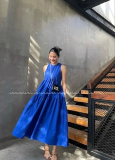 Dresses To Wear In Goa, Bridesmaid Dress Summer, Blue Linen Dress, Wedding Dress Bridesmaid, Maxi Dress Plus Size, Desi Fashion Casual, Simple Wedding Dress