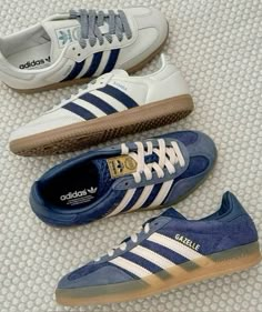 Adidas Sambas, shoe, white, shoe, black shoe, white laces, Adidas, matching, basic outfits, blue Adidas, trendy, stylish, minimalistic Adidas Shoes Blue, Aesthetic Adidas Shoes, Adidas Spezials, Aesthetic Adidas, Samba Shoes, Preppy Shoes