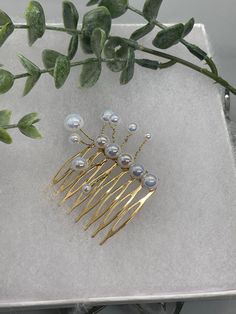 White Pearl small hair vine side comb approximately 2.0” side Comb Gold vintage style bridal Wedding shower sweet 16 birthday princess bridesmaid hair accessoryThe Hairdazzzel Accessory brings out the beauty and style within. Handcrafted from high-quality beads crystal ,Rhinestone every piece from the hairdazzzel hair Jewelry collection is designed to emphasize and accentuate your individual personality. More than something you’ll wear once and forget, your unique hair Jewelry hair accessories w Headband Accessories, Children Hair, Side Comb, Bridesmaid Hair Accessories, Hair Accessories Collection, 16 Birthday, Unique Hair, Birthday Princess, Jewelry Hair