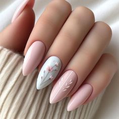 Baby Pink Nail Designs, Joy Nails, Nail Polish Art Designs, Elegant Touch Nails, Quinceanera Nails, Cozy Colors, Quick Nail Art, Fall Nail Ideas, Punk Nails