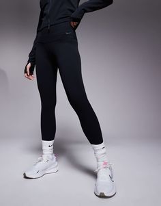 Pants & Leggings by Nike Training From studio to street High rise Elasticized waistband Nike logo print bodycon fit Nike Clothes Women, Nike Women Outfits, Nike Clothes, Buy Jeans, Nike Training, Spring Floral Dress, Jumpsuit Shorts Rompers, Long Black Dress, Black Shop