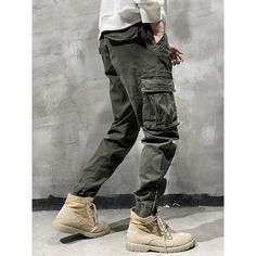 Functional Plus Size Cargo Pants Fabric: 95% cotton+5% spandex Size: S, M, L, XL, 2XL, 3XL, 4XL, 5XL, 6XL, XL Multiple Color Selections: Army Green, Black, Gray  Season: Spring, Fall, Winter Green Cotton Sweatpants For Outdoor Activities, Green Cotton Sweatpants For Outdoor, Outdoor Cotton Full-length Bottoms, Outdoor Full-length Cotton Bottoms, Full Length Cotton Sweatpants For Outdoor, Cotton Sweatpants With Multiple Pockets, Full-length Cotton Sweatpants With Multiple Pockets, Full Length Cotton Sweatpants With Multiple Pockets, Cotton Trousers For Outdoor Wear