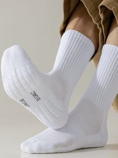 White  Collar  ファブリック   Embellished Massage For Men, Mens Socks Fashion, Mens Sports Socks, Mens Dress Socks, White High Tops, Basketball Socks, Fun Socks, Custom Socks, Running Socks