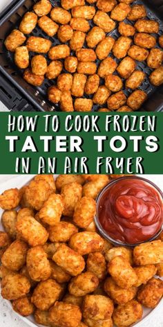 how to cook frozen tater tots in an air fryer with ketchup