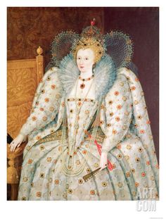 Queen Elizabeth I of England and Ireland (1533-1603) Giclee Print at Art.com Elizabeth I Portrait, Elizabeth Core Aesthetic, Queen Elizabeth The First, Elizabeth The First, Elizabeth Core, Queen Elizabeth 1, Elizabeth 1st, 1500s Fashion, Shakespeare Characters