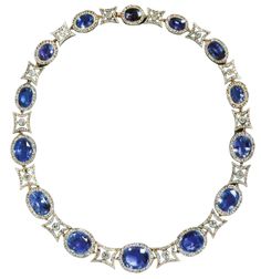 Vintage Reproduction 925 sterling silver cz zircon princess Alice of battenberg's cobachon blue sapphire necklace  silverMetal: Sterling Silver  Metal Purity:925 ⁵ Metal weight: 90.00 gram Stone :stimulated Diamond/ zircon/ American Diamond  stone Ctw: 20.90ctw Gemstone: Blue sapphire  Gemstone creation: lab created  Item length: 1.00 inch Item finished in 18k white gold plated on silver Princess Alice Of Battenberg, Edwardian Necklace, Princess Alice, Blue Sapphire Necklace, Oc Inspo, Jewel Box, American Diamond, Sapphire Necklace, Choker Necklaces