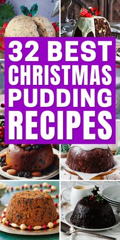 Discover the 32 best Christmas pudding recipes to make this holiday season! From classic steamed puddings to modern variations, these festive recipes are perfect for holiday gatherings. Whether you’re craving rich, fruity flavors or a lighter twist, you'll find the ideal dessert to wow your guests. Pin this collection for the ultimate guide to creating the perfect Christmas pudding, and enjoy a delicious treat this December! Best Christmas Pudding Recipe, Steamed Christmas Pudding, Easy Christmas Pudding, Christmas Pudding Ice Cream, Chocolate Christmas Pudding, Steamed Puddings, Winter Side Dishes, Traditional Christmas Cake, Easy Pudding Recipes