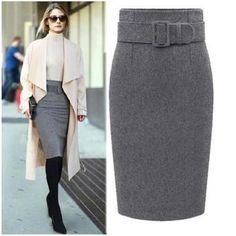 Vintage Harem Pants, Pencil Skirt Fashion, Cotton Pencil Skirt, Skirt Diy, Midi Pencil Skirt, Rock Outfit, Knee Skirts, High Waisted Pencil Skirt, Work Skirts