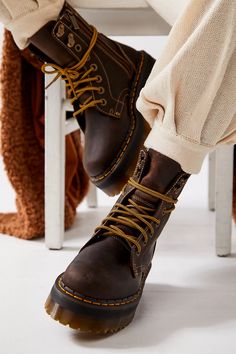 Dr. Martens Jadon Archive Boots | Free People Eastetic Shoes, Black Levi Boots, Vagabond Combat Boots, Grunge Boots Tall, Cute Fall Outfurs Boots, Mid Chin Boots, Chuncky Sock Boots, Winter Womans Boots, Skin Tight Shoes