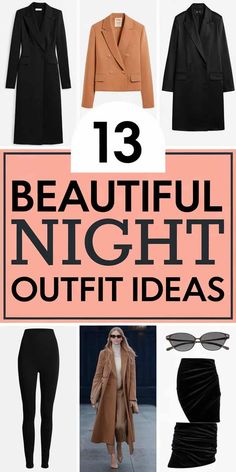 13 Night Outfit Ideas for a Stylish Evening Night Out Dinner Outfit Winter, City Date Night Outfit Winter, Outfit For A Play Night, Mom Prom Outfits, Going Out Outfits Pregnant, Ladies Night Out Outfits Casual, Casual Evening Outfits For Women, Girls Night Out Outfit Ideas Winter, Date Night Outfit Winter Dinner Classy