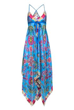 Current Boutique-Etro - Blue & Mulit Color Print Maxi Dress One Size Cute Modest Outfits, Soak Up The Sun, Buy Shoes Online, Beach Scene, Paisley Design, Color Print, Printed Maxi, Printed Maxi Dress, Modest Outfits