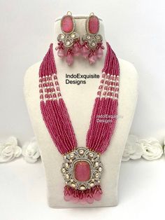 Tyani inspiriertes Rani Haar kommt mit Ohrringen/Brautschmuck/Uncut Kundan Polki American Diamond Long Halskette Set/Real Kundan Long Rani Haar/pink Brautschmuck/Indischer Hochzeitsschmuck/Indischer Schmuck/Kundan Schmuck/Kundan Perle Choker/Pakistanische Halskette/Hochwertiger indischer Schmuck Alle Artikel werden aus Brampton, Ontario, Kanada versendet. Wenn Sie Ihren Artikel bis zu einem bestimmten Tag benötigen, kontaktieren Sie uns bitte für eine Express-Lieferoption. Wir bitten darum, geri Kundan Mala Set, Luxury Pink Kundan Necklace In Elegant Style, Luxury Elegant Pink Kundan Necklace, Elegant Luxury Pink Kundan Necklace, Luxury Pink Kundan Necklace For Festive Season, Luxury Pink Kundan Necklaces, Kundan Mala, Punjabi Necklace, Diamond Long Necklace