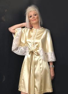 Short silk robe with lace details.  - Wide 3/4 butterfly Sleeve  -It can be order like FULL LENGTH  ROBE  -COUNTRY OF ORIGIN: USA - Fabric; 100% Silk Charmeuse. Dry Clean Only We also offer this robe made of satin fabric. Just click on link bellow for more info. https://www.etsy.com/listing/453895710/satin-and-lace-robe-sexy-robe-bridal?ref=shop_home_active_2 SIZE INFO XS....Bust 31-33 in/ 79-84 cm, Waist 23-24 in/ 59-61 cm, Hip 35-36 In/ 90- 92 cm  S...Bust 33-34in/ 84-87 cm, Waist 24-25 in/61-64 cm, Hip  36-37 in/ 92-94 cm   M...Bust  35-36 in/ 89-92 cm, Waist  26-27 in/ 67-69 cm, Hip 38-39 in/ 97-100 cm    L...Bust 37-39 in/ 94-100 cm, Waist  28-30 in/72-77 cm, Hip 40-42 in/ 102-107 cm   XL...Bust 40-42 in/ 102-107 cm, Waist  31-33 in/ 79-84 cm, Hip 43-45 in/ 110-115 cm   XXL...Bust 44- Full Length Robe, Butterfly Sleeve, Silk Robe, Cute Pajamas, Wedding Lingerie, Butterfly Sleeves, Silk Charmeuse, Bridal Lingerie, Dress Robes