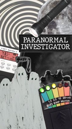 an image of a movie poster with the title paranoral investigattor