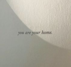 an old typewriter with the words you are your home on it's paper