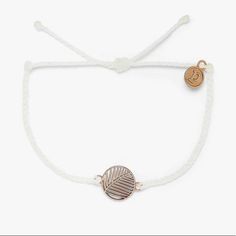 Brand New - Pura Vida Havana Charm Bracelet In Rose Gold And White Description Take A Little Bit Of Cuba With You Wherever You Go In Our New Havana Bracelet! In A Wide Range Of Beachy Tones, This Bitty Braided Bracelet Includes A Palm Charm In Rose Gold To Make It Luxe! Details - Wax-Coated - Rose Gold: Brass Base With Rose Gold Plating - Palm Charm: 13mm Diameter - Adjustable From Approximately 2-5 Inches In Diameter White Braided Bracelets For Everyday Summer Wear, Rose Gold Bracelets As Summer Gifts, Rose Gold Bracelets For Summer Gift, Summer White Bracelets With Adjustable Length, White Adjustable Bracelets For Summer, Everyday White Bracelets With Adjustable Length, White Adjustable Bracelets For Everyday Wear, Summer Rose Gold Bracelets Gift, White Adjustable Braided Bracelet For Everyday