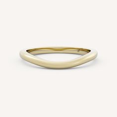 Cove features a graceful half round shank with a subtle contour. Shiny Things, Jewelry Companies, Perfect Ring, High Quality Jewelry, Bridal Style, Types Of Metal, Yellow Gold, Band, Yellow