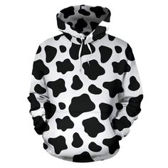 Shipping from the US. Easy 30 day return policy, 100% cotton, Double-needle neck, sleeves and hem; Roomy Unisex Fit. Cow Print Poster, Halloween Family Costumes, Black And White Cow Print, Cow Prints, Cow Stuff, Body Pattern, White Cow Print, Black And White Cow, Hood Design