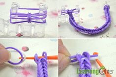 how to make an easy and cute bracelet with plastic tube beads step - by - step instructions