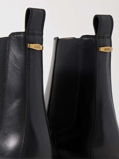 ISABEL MARANT Jelna leather Chelsea boots Isabel Marant Shoes, Black Chelsea Boots, Leather Chelsea Boots, Shoes Boots Ankle, Pull Tab, Net A Porter, Isabel Marant, Women Collection, Chelsea Boots