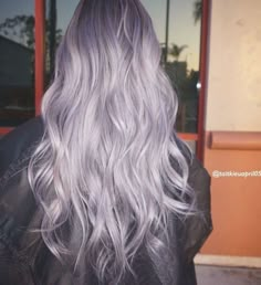 Sliver Hair Color, Hair Color Lavender, Pastel Lilac Hair, Purple Grey Hair, Perfect Blonde Hair