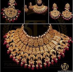 Fall Wedding Jewelry, Desi Jewellery, Heavy Jewellery, Bridal Necklaces, Polki Choker, Balochi Dress, Kundan Jewellery Bridal, Simple Jewellery